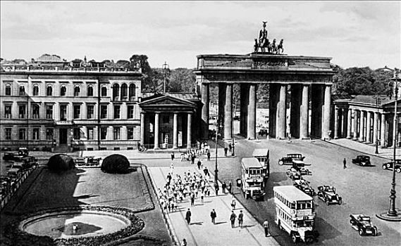 勃兰登堡门,历史,图像,柏林,德国