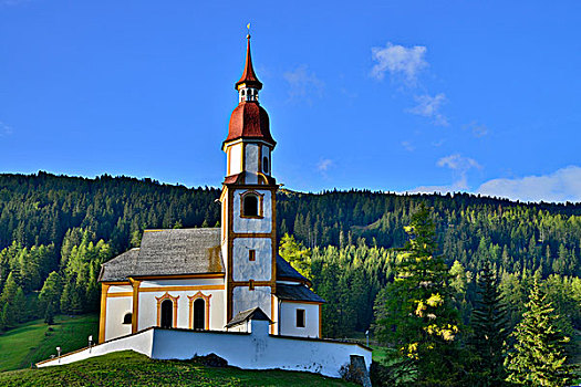 巴洛克,教区教堂,圣尼古拉斯,提洛尔,奥地利,欧洲