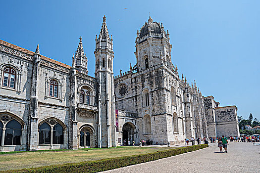 葡萄牙,里斯本,杰洛尼莫许修道院,大幅,尺寸
