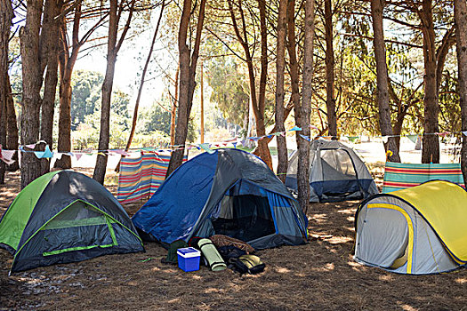 帐篷,地点,营地