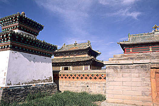 著名,寺院,1586年,蒙古