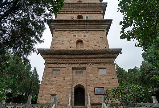 永济普救寺莺莺塔