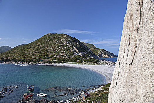 意大利,萨丁尼亚,东海岸,靠近,湾,岩石构造