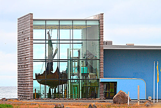 冰岛,维京,博物馆,雕塑