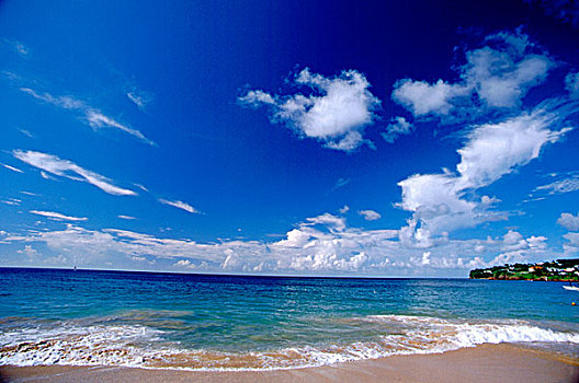 加勒比,小安的列斯群岛,西印度群岛,卡斯特里,圣卢西亚,凉鞋,海滩