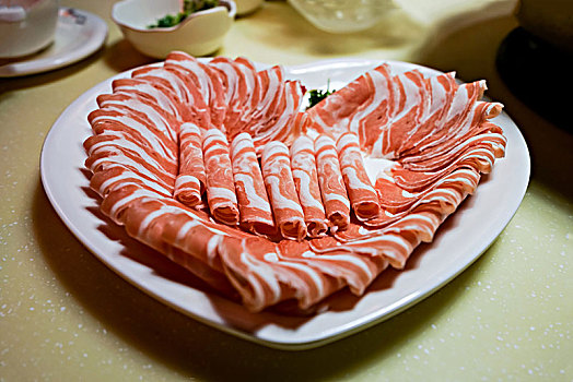 羊肉片图片
