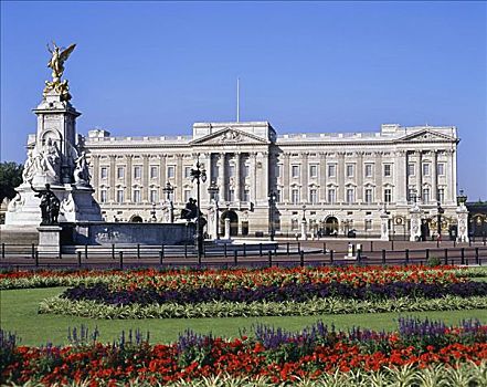 维多利亚皇后,纪念,白金汉宫,伦敦,英格兰