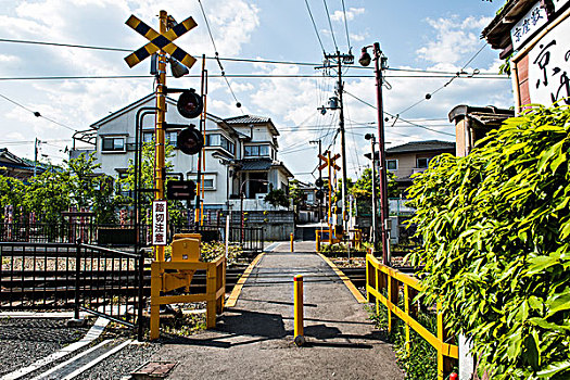 日本火车交叉口