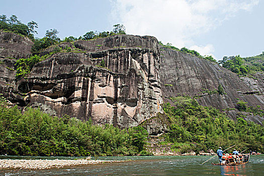 福建武夷山九曲溪漂流