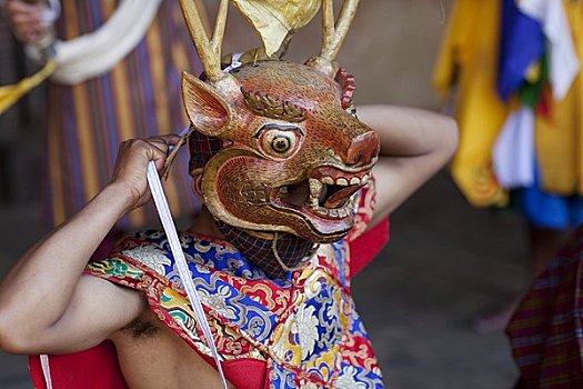 准备,策秋庆典,布姆唐,不丹,宗教,节日