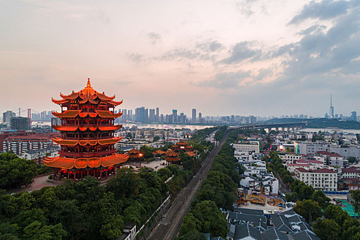 武汉黄鹤楼景观