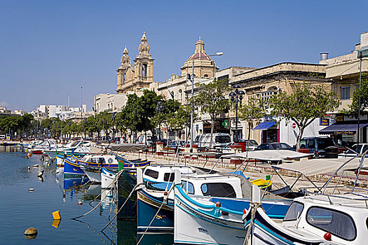 船,港口,马耳他