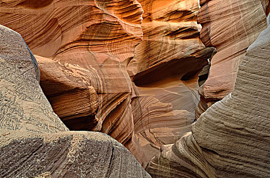 红色砂石,岩石构造,羚羊,峡谷,亚利桑那,美国