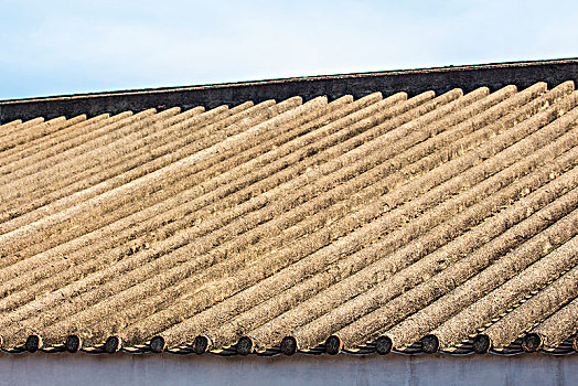 中式房屋建筑屋顶
