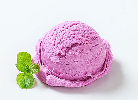 蓝莓,冰淇淋