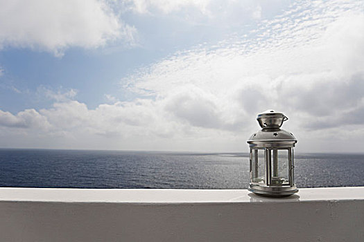 灯笼,石台,远眺,海洋,斯多泊里岛,埃奥利群岛,意大利
