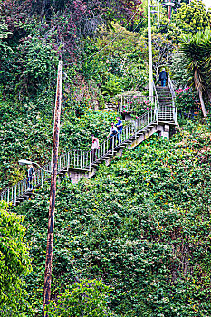 楼梯,科伊特塔,旧金山,加利福尼亚,美国