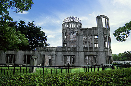 日本,广岛,原爆圆顶,二战,原子弹,纪念