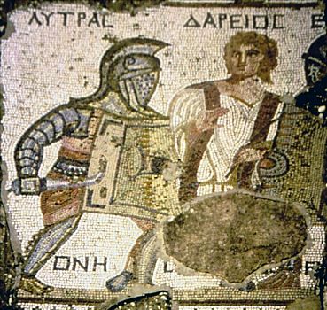 镶嵌图案,库伦古剧场,塞浦路斯,三世纪