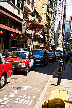 繁华的香港街道