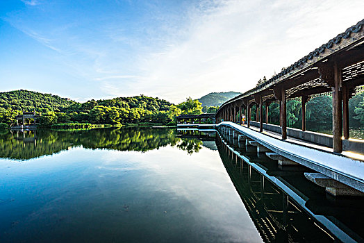 杭州西湖景区浴浩湾公园