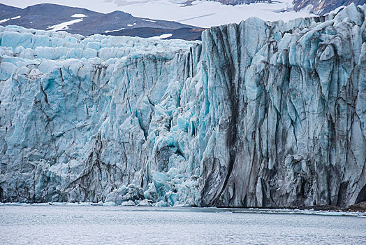巨大,冰河,斯瓦尔巴特群岛,北极,挪威,欧洲