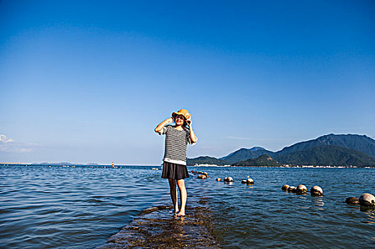 海边蓝景