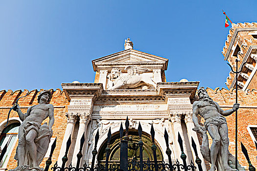 雕塑,威尼斯,意大利