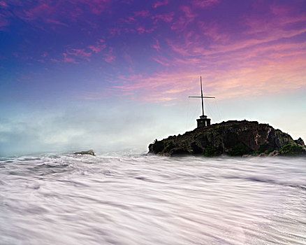 新西兰基督城海岸