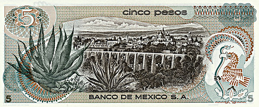 货币,比索,墨西哥,圣地亚哥