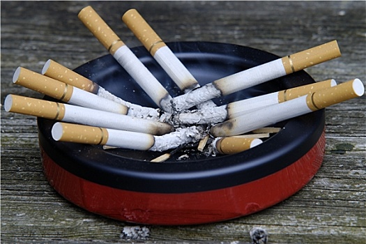 吸烟,香烟,烟灰缸