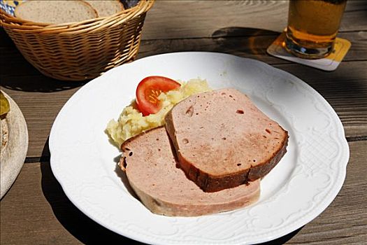 煎肉饼,肉馅糕,上巴伐利亚,德国