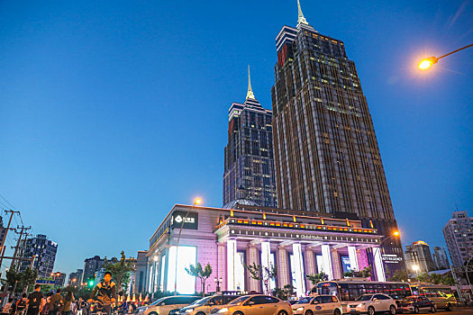 上海环球港购物广场夜景