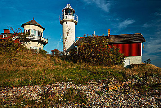 灯塔,岛屿,瑞典