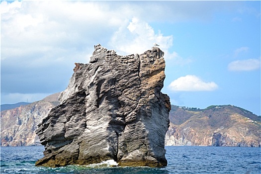 全景,埃奥利群岛,风景,海洋