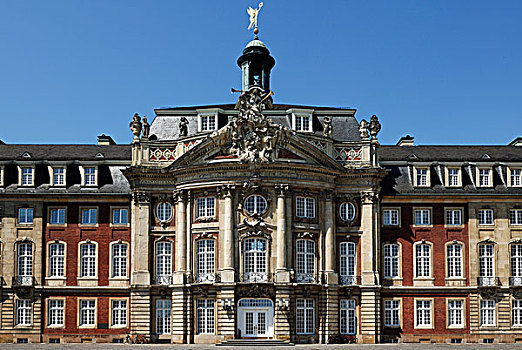 入口,宫殿,巴洛克,风格,北莱茵威斯特伐利亚,德国,欧洲