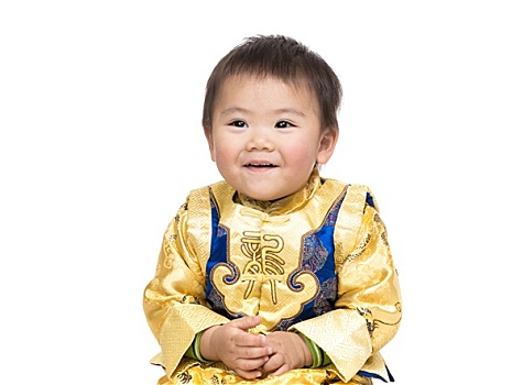 中国人,男婴,传统服装