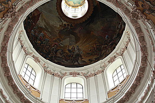 因斯布鲁克大教堂穹顶壁画