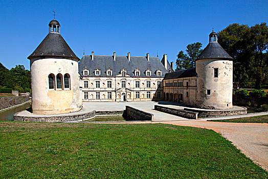 法国,勃艮第大区,城堡
