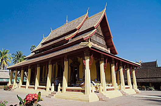 施沙格庙,庙宇,万象,老挝,印度支那,亚洲