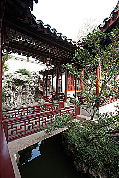 走廊,别墅,苏州,中国