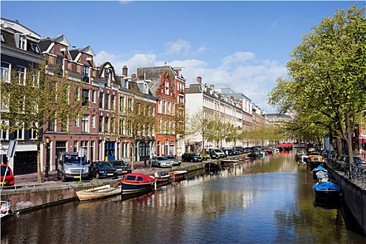 船,阿姆斯特丹,运河