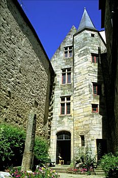 瓦纳,城堡,莫尔比昂省