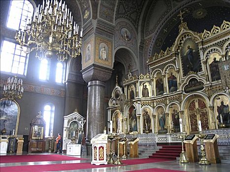 东正教,大教堂,赫尔辛基,芬兰,斯堪的纳维亚