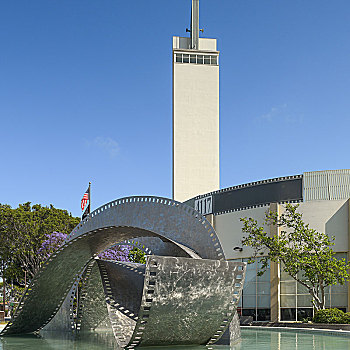 卡尔弗城,卡尔弗城历史协会前公共艺术,culver,city,historical,society