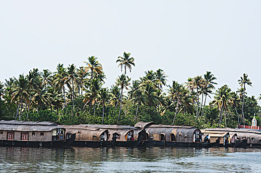 船屋,海岸,地区,喀拉拉,印度