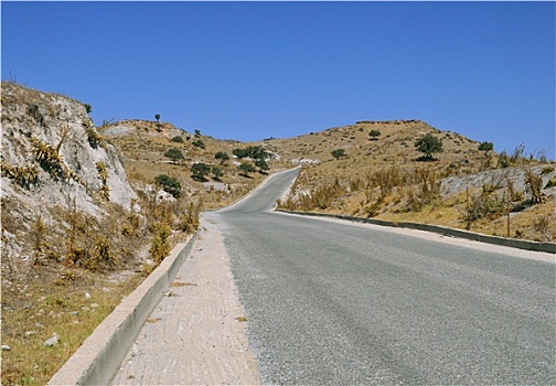 道路,岛屿,希腊