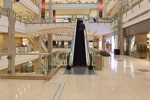 上海购物中心内部