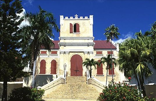 路德教会,教会,夏洛特阿马利亚,岛屿,美属维京群岛,加勒比海