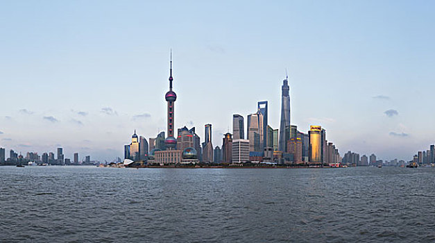 上海浦东外滩风光